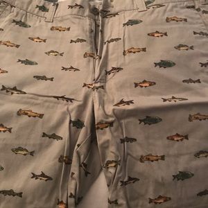 J. Crew Size 32 Gramercy Freshwater Fish shorts.